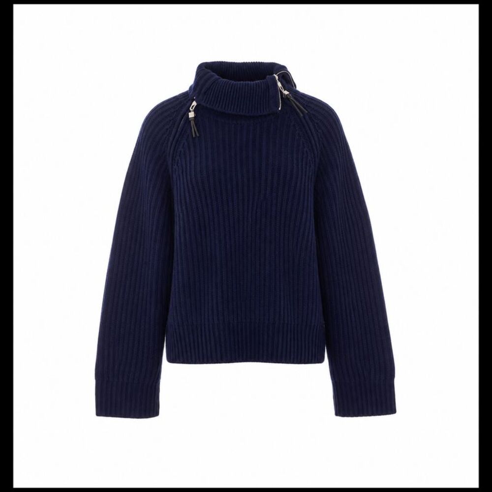 Ganni Women Turtleneck In Double Knit